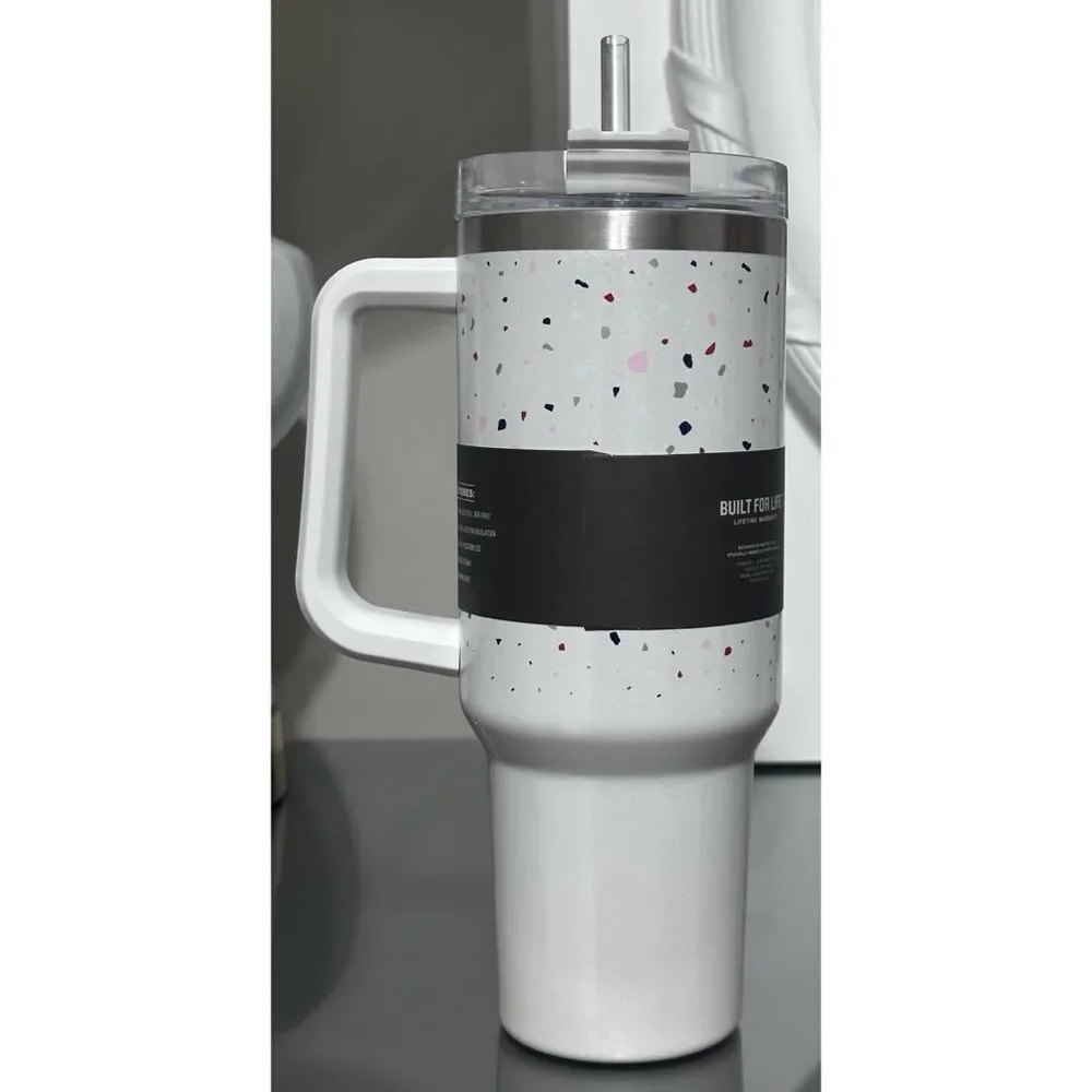 Stanley Adventure Quencher 40oz Tumbler- TERRAZZO PEARLESCENT‎ - Picture 2 of 5